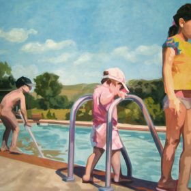 Pool, 2006, Acryl auf Leinwand, 100 x 145 cm