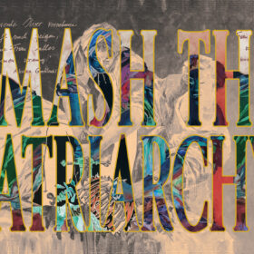 Postkarte Schrift "Smash The Patriarchy"
